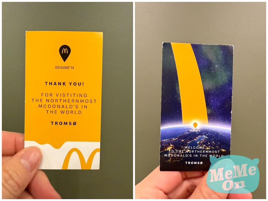 「歡迎來到世界上最北的麥當勞」