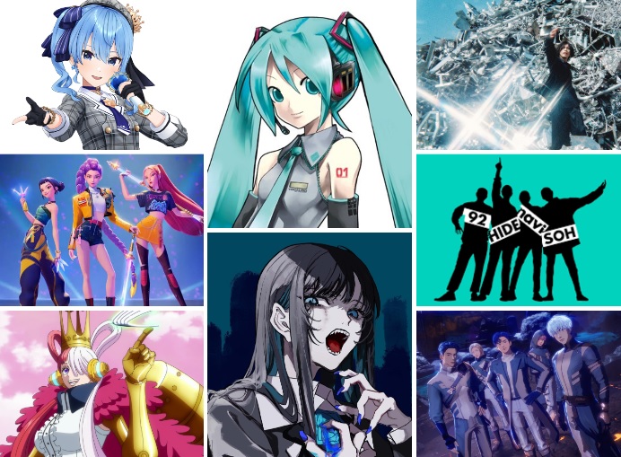 VTuber、VOCALOID、歌い手、覆面系、虛擬企劃樂團有何不同
